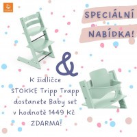 AKČNÍ SET Stokke® Tripp Trapp® židlička + Baby Set