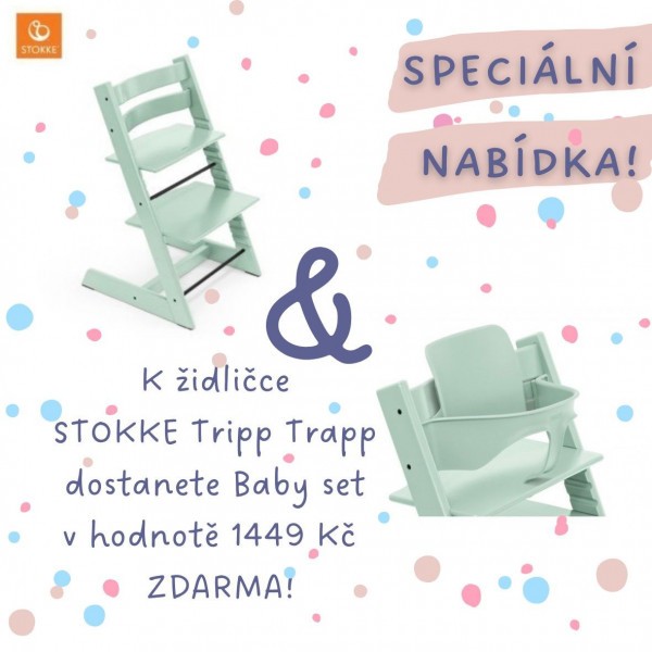 AKČNÍ SET Stokke® Tripp Trapp® židlička + Baby Set