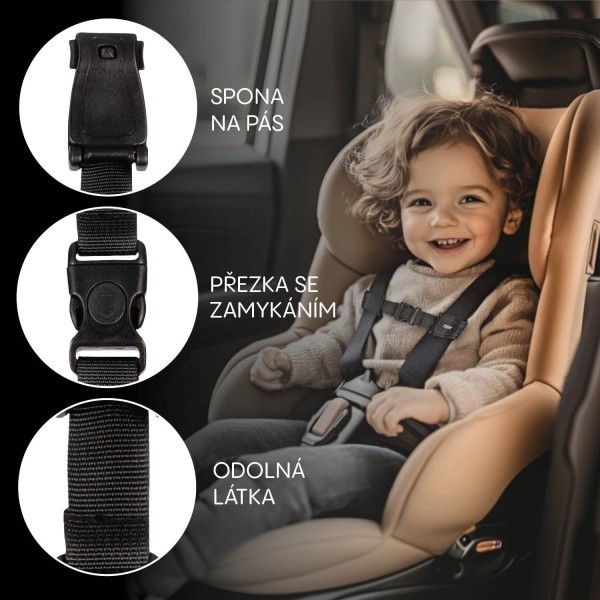 ZOPA Zámek bezpečnostních pásů pro autosedačky DELUXE