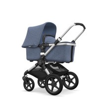 Kočárek Bugaboo Fox komplet Alu/Blue melange