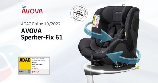 AVOVA Sperber-fix Autosedačka 61-105cm