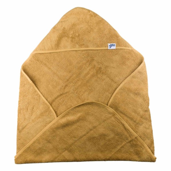 XKKO BIO bavlněná froté osuška s kapucí Organic 90x90