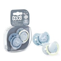 LOVI Mini dudlík BABY SHOWER 0-2m 2ks