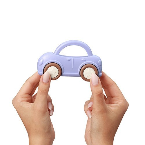 BABYONO Chrastítko s kousátkem Car 0m+
