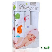 Baby set - 2x bambusová osuška