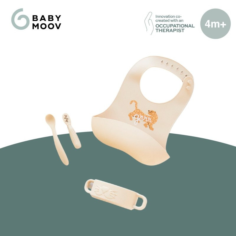 BABYMOOV Silikonová jídelní sada Baby First MEAL SET Mini