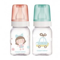 Canpol babies láhev skleněná s potiskem new 120ml Canpol babies láhev skleněná s potiskem new 120ml