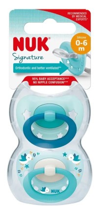 NUK Dudlík Signature 0-6m 2ks