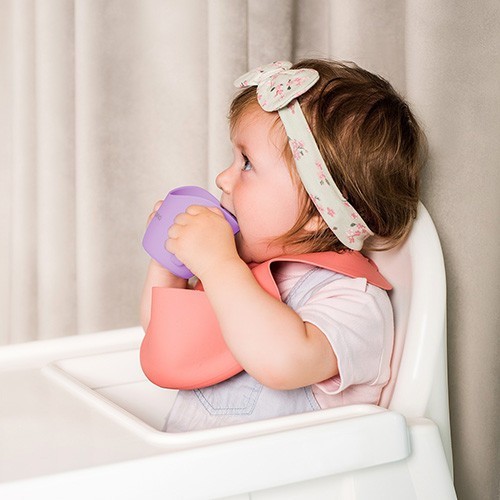 BABYONO Hrnek ergonomický s oušky 120 ml 6m+
