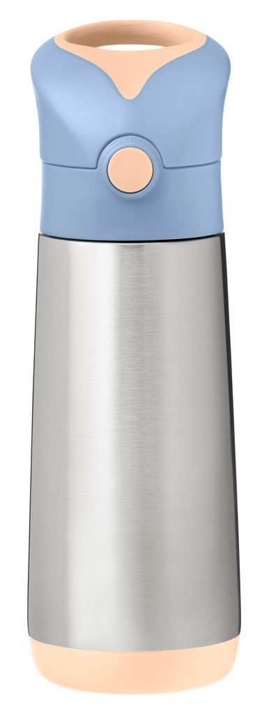 b.box Termoska na pití s brčkem 500 ml - broskvová