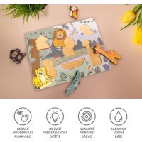 ZOPA Dřevěné puzzle jungle, Wood