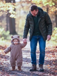 NEW BABY Kojenecký zimní overal bez šlapek Teddy Winter