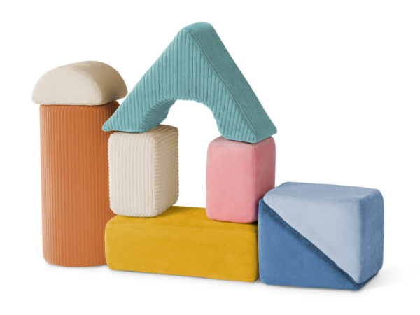 B-TOYS Textilní pěnové tvary Tumble-y Towers