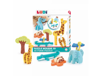 LUDI Puzzle pěnové 3D Zvířátka