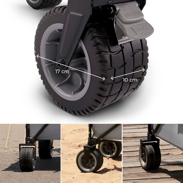 KINDERKRAFT Vozík přepravní skladací Wagon Rollster