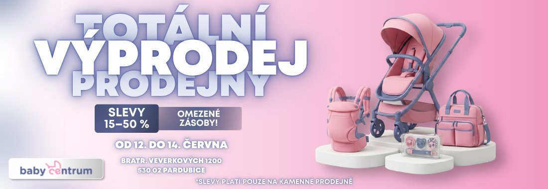 velký výprodej na prodejně