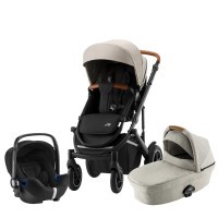 Set kočárek Britax Smile III + hluboká korba + autosedačka Set kočárek Britax Smile III + hluboká korba + autosedačka