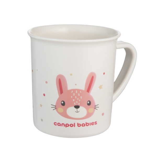 CANPOL BABIES Plastový hrneček CUTE ANIMALS 170 ml
