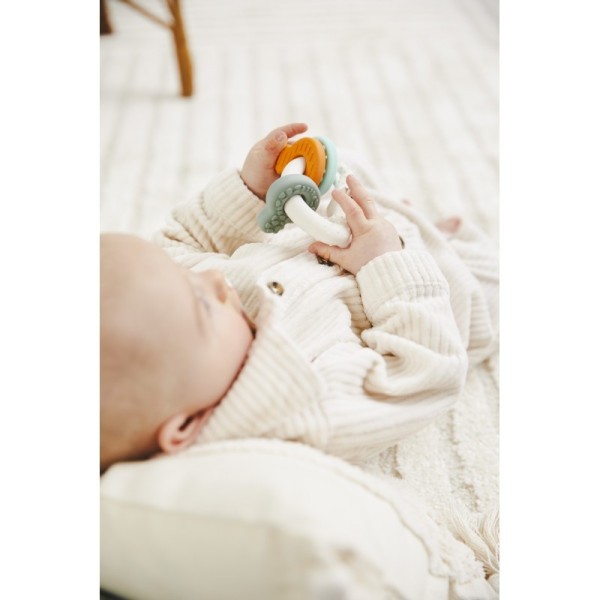 VULLI Kousátko s barevnými klíčky, 100% přírodní kaučuk