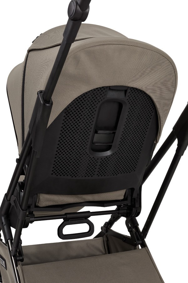 MOON PIÚ EXTRA black chrome Kombinovaný kočárek