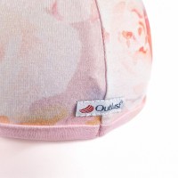 LITTLE ANGEL Čepice podšitá Outlast® - sv.růžová květy/růžová baby