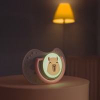 LOVI Dudlík svítící silikonový dynamický CAPICHILL 6-18m 2ks