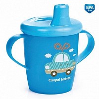 Canpol babies nevylévací hrníček Anywayup s potiskem Toys z kolekce Haberman Canpol babies nevylévací hrníček Anywayup s potiskem Toys z kolekce Haberman