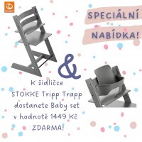 AKČNÍ SET Stokke® Tripp Trapp® židlička + Baby Set AKČNÍ SET Stokke® Tripp Trapp® židlička + Baby Set