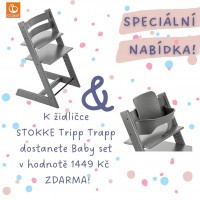 AKČNÍ SET Stokke® Tripp Trapp® židlička + Baby Set