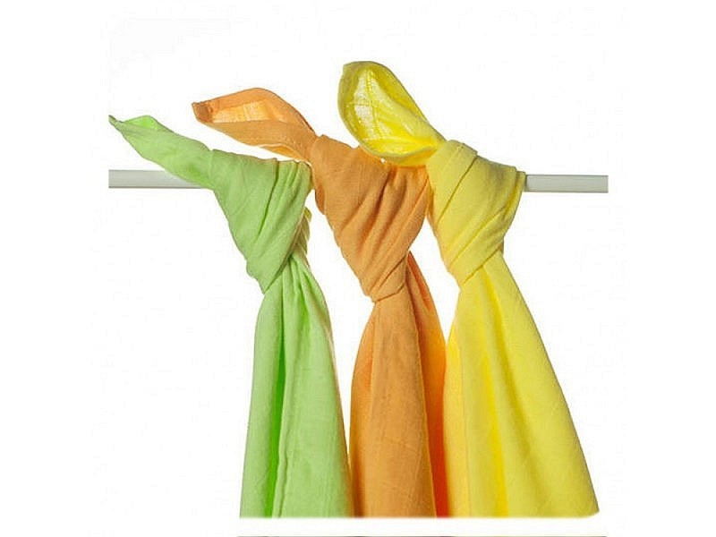 Bambusové pleny KIKKO®BMB 70x70cm barevné - 3ks