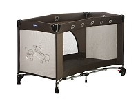 GMINI Cestovní postýlka NYJA ovečka deep brown
