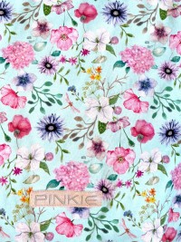 PINKIE Prodloužená podložka Spring Flower Blue