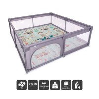 BABYGO Ohrádka Playpark s matrací 150cm x 180cm