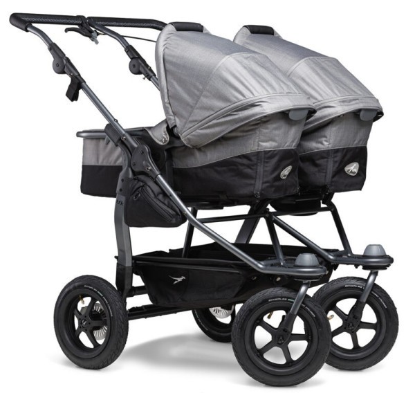 TFK Kočárek dvojčata/sourozenecký Duo combi pushchair air wheel