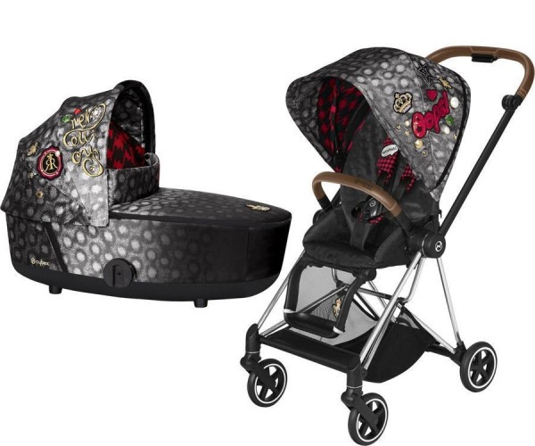 Kočárek CYBEX Mios Seat Pack Fashion Rebellious 2021 včetně korby, podvozek Mios