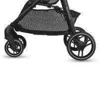 Kočárek sportovní Grande City Black Kinderkraft + Dětské odrážedlo 2WAY Next