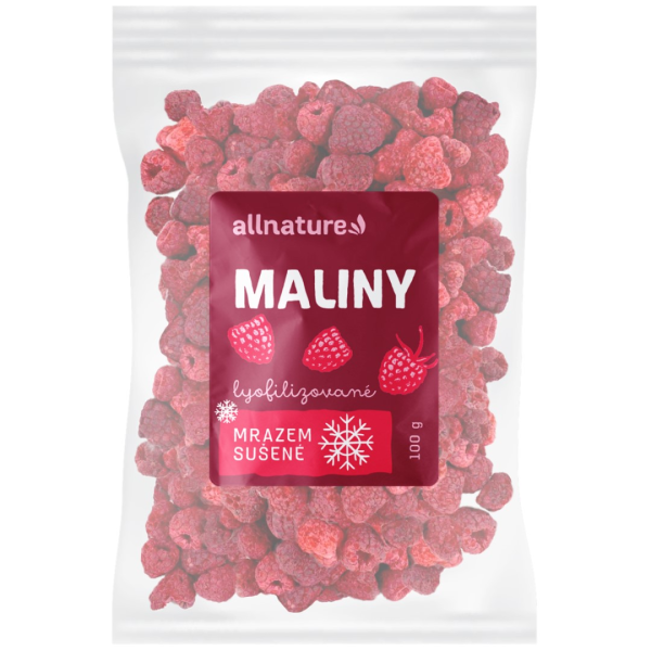 ALLNATURE Malina sušená mrazem celá - 100 g
