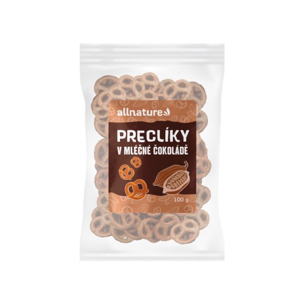 ALLNATURE Preclíky v mléčné čokoládě