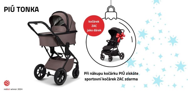 MOON PIÚ Kombinovaný kočárek