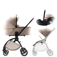 Britax Römer Set kočárek Rio + hluboká korba + autosedačka Baby-Safe PRO