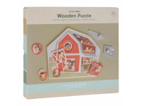 LITTLE DUTCH Vkládací puzzle dřevěné Farma