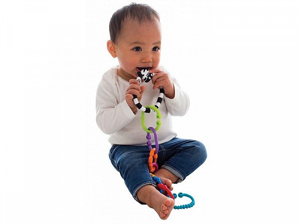 Playgro - Zebra s kroužky nová