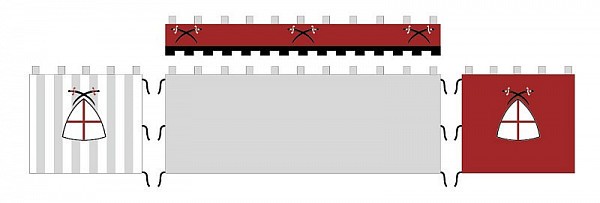 Zvýšená postel se žebříkem Multistar