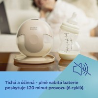 CANPOL BABIES Dvojitá elektrická odsávačka mateřského mléka do podprsenky SmartSense