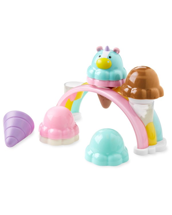SKIP HOP ZOO Zmrzlinová souprava stohovací s měnícími se barvami Sweet Scoops 2r +