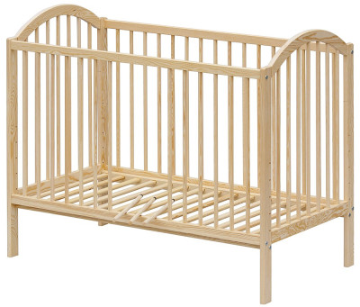 Dětská postýlka s vyndavacími příčkami - Scarlett ALENKA ECO (borovice) 120 x 60 cm