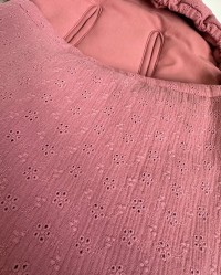 PINKIE bavlněný fusak Muslin BIO 0-12měsíců