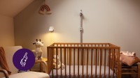 Philips AVENT Chůvička dětská chytrá Premium s překladem pláče, sledováním spánku a dýchání SCD971