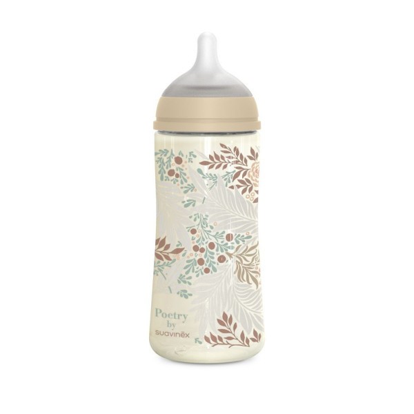 SUAVINEX Kojenecká láhev POETRY 360ml FYZIOL PRŮTOK L