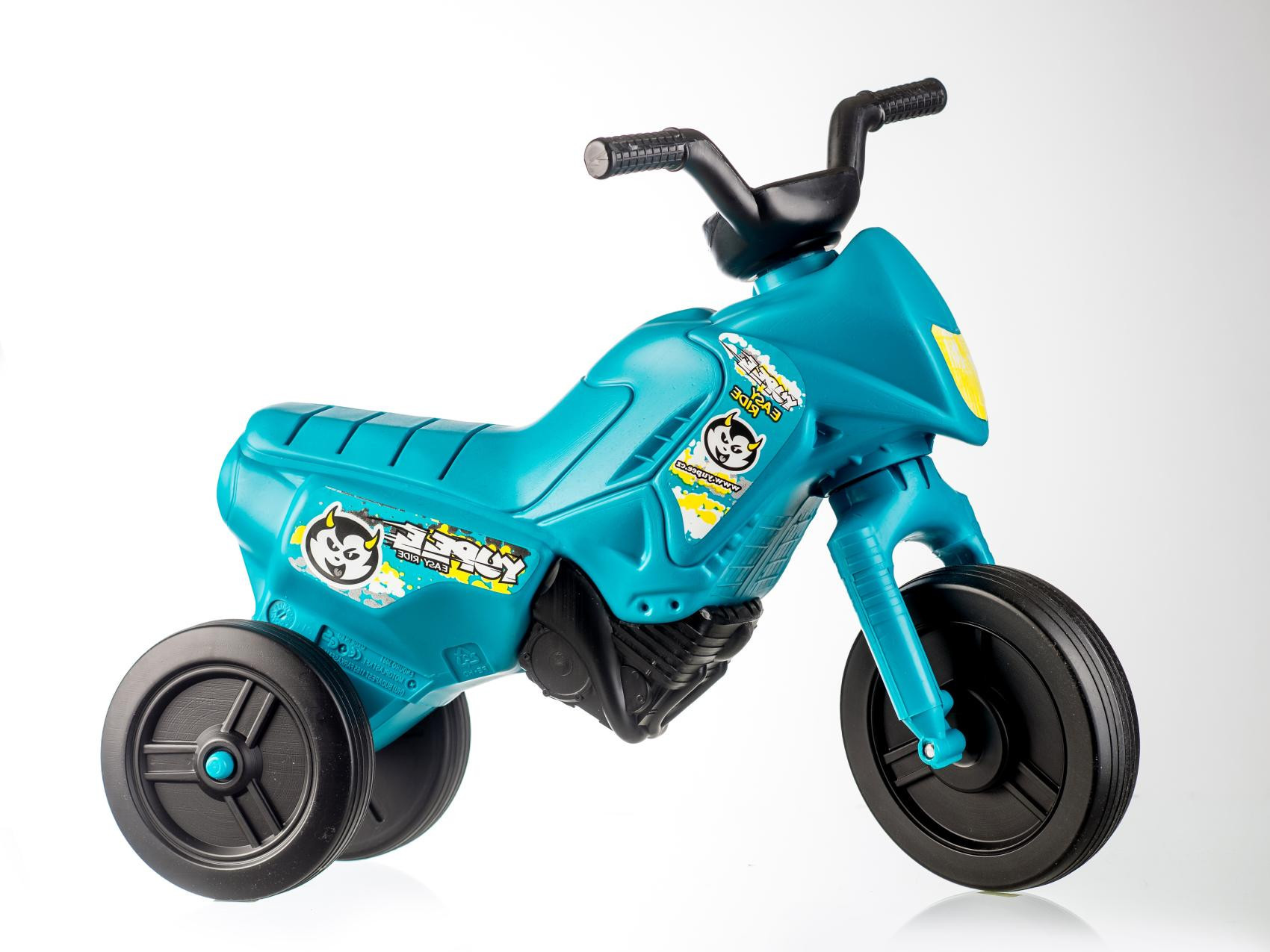 TEDDIES Odrážedlo Enduro Yupee malé, 12m+ - tyrkysové